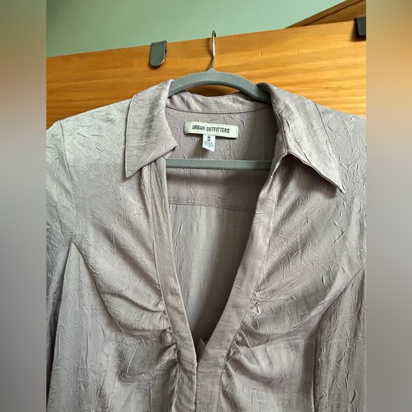 19. UO Chapman Midi Shirt
Dress Lavender size M - Picture 8 of 12